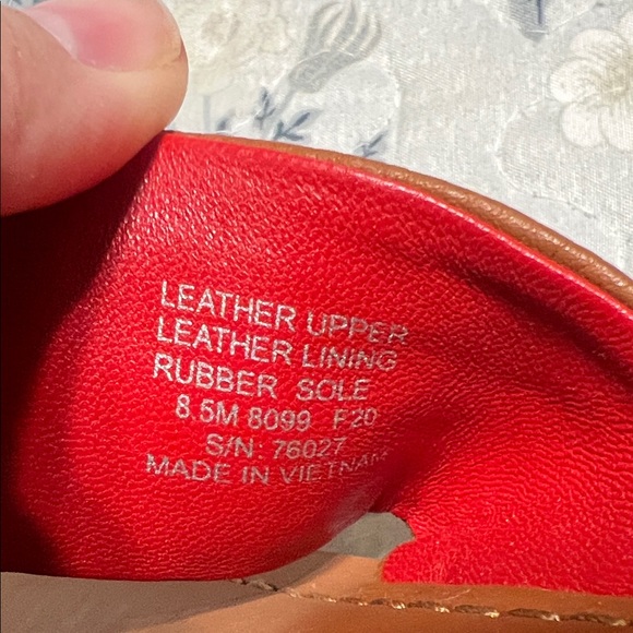 Tory Burch Brown and Pink Slide Sandals - Picture 2 of 6